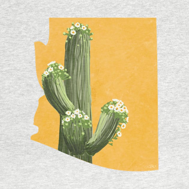 Arizona Saguaro Cactus Blossom by Lavenderbuttons